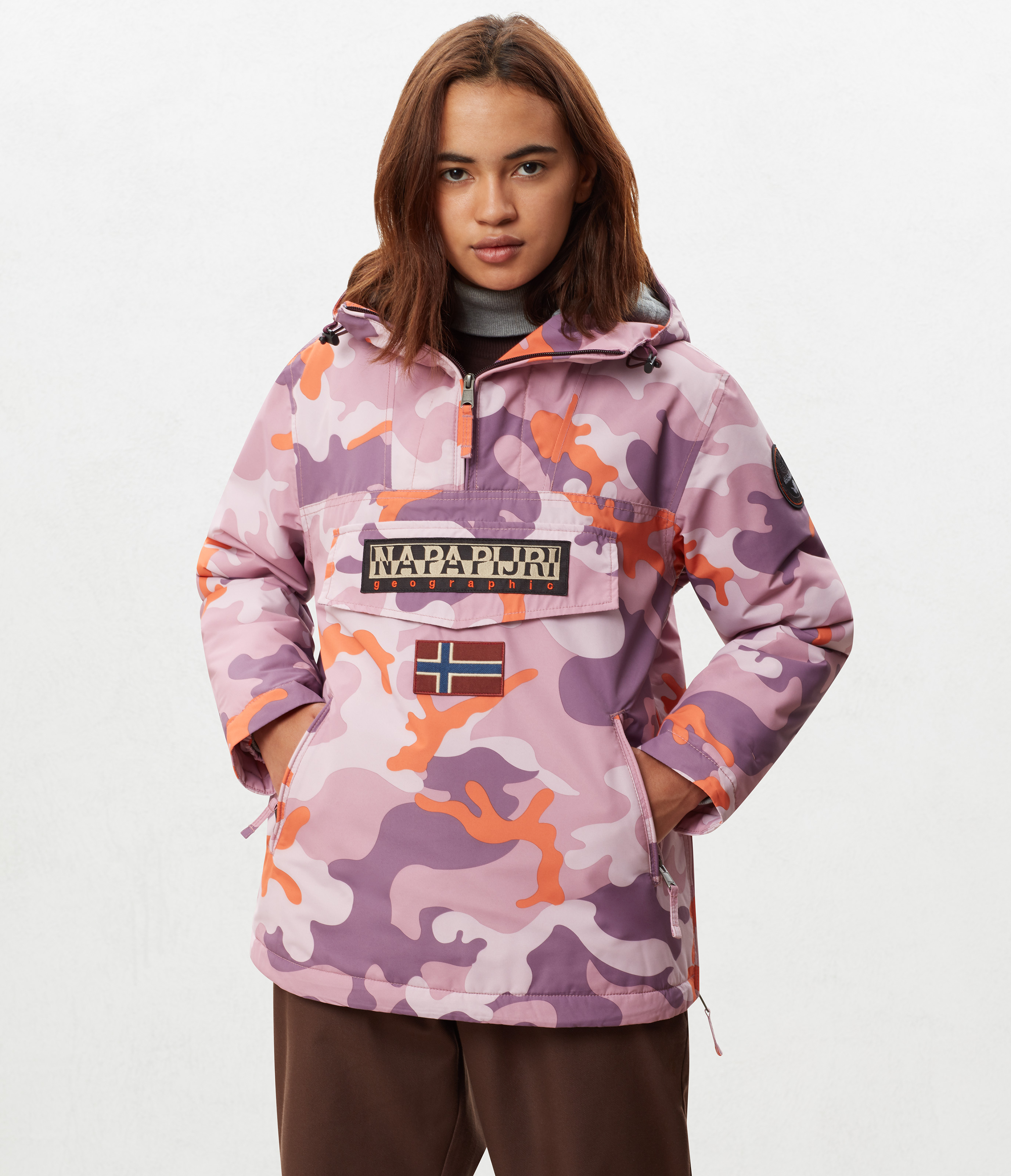 RAINFOREST W P PRINT PINK CAMO 