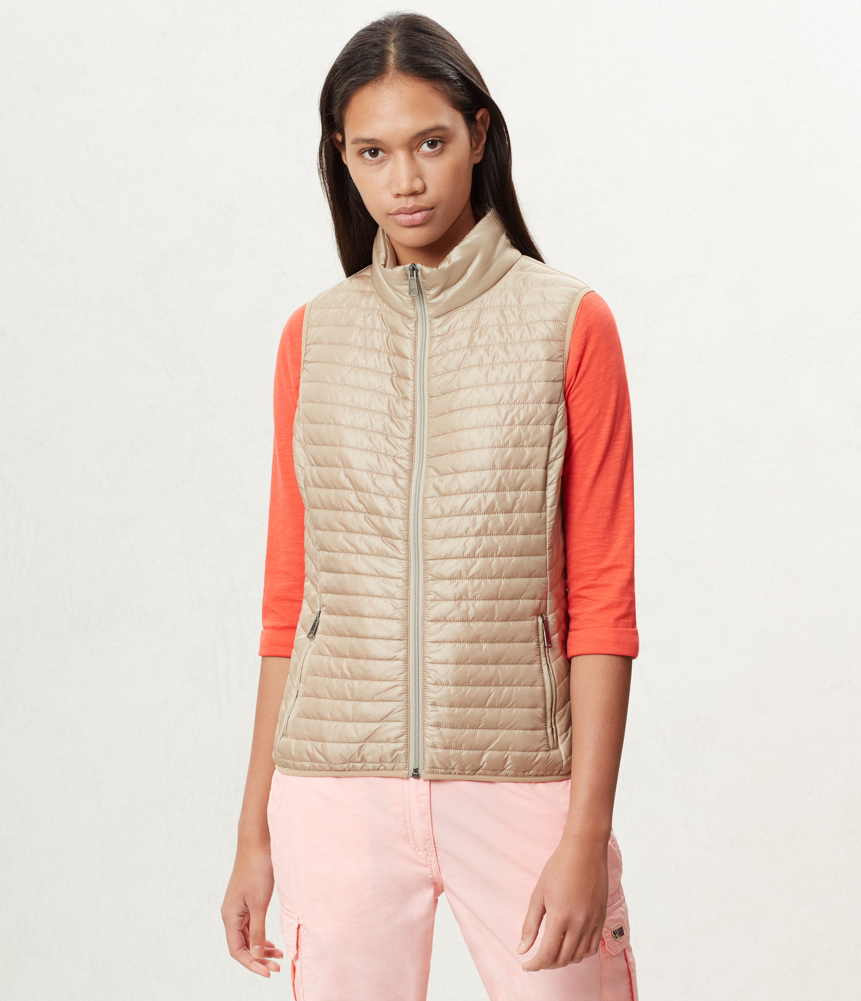 ACALMAR W VEST 1 HUMUS BEIGE