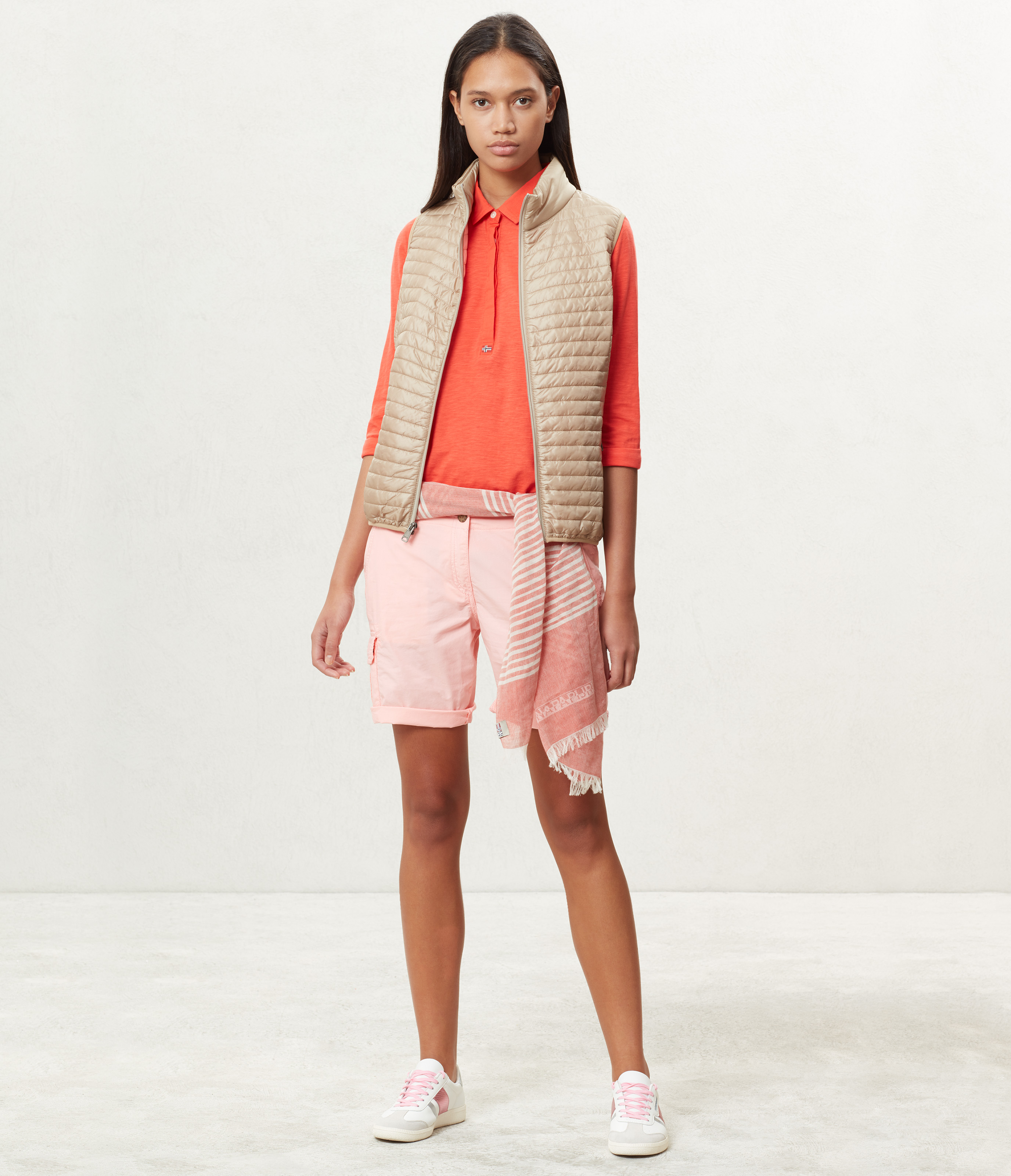 ACALMAR W VEST 1 HUMUS BEIGE