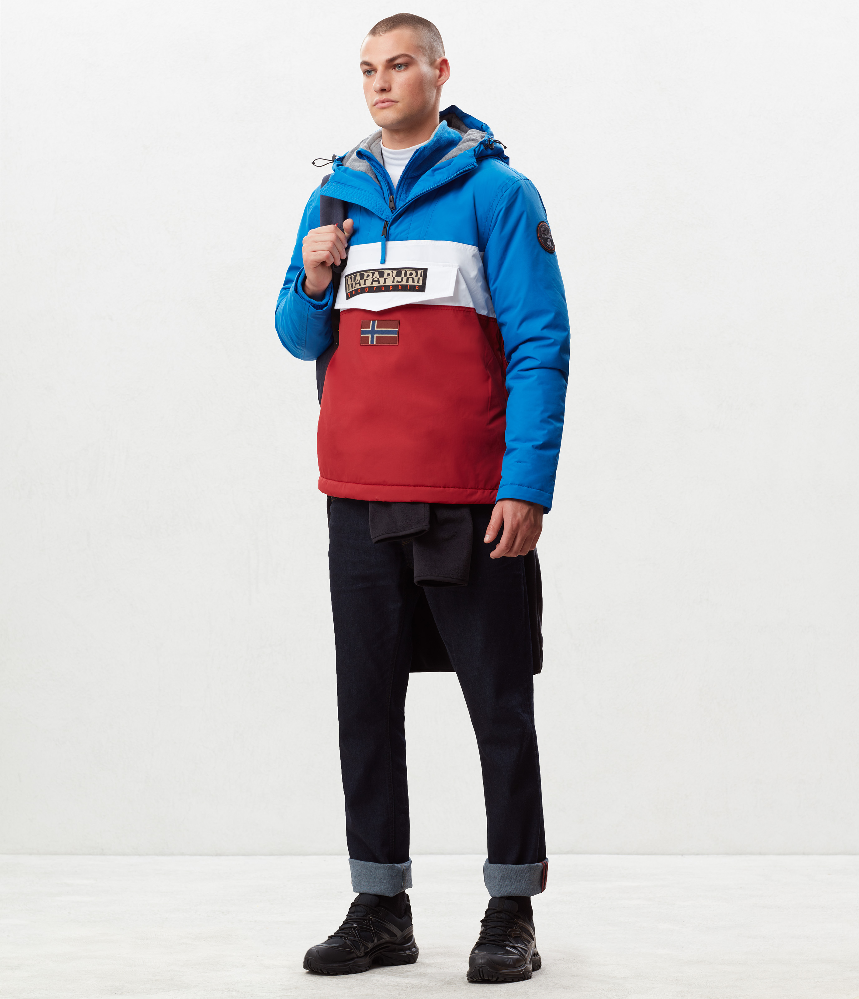 RAINFOREST BLOCK RED MULTI 1M4