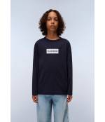 K S-CHAMOIS LS BLU MARINE 