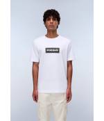 S-BOX LOGO SS BRIGHT WHITE 002 
