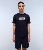 S-BOX LOGO SS BLU MARINE 