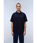 E-ELEVATED LOGO SS BLU MARINE 