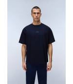 S-ELEVATED LOGO SS BLU MARINE 