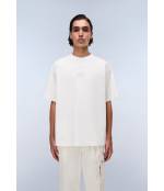 S-ELEVATED LOGO SS WHITE HERON 