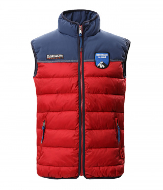 ARIC VEST RED SCARLET