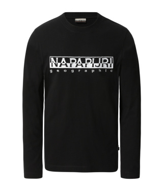 SERBER LS BLACK W EMBRO