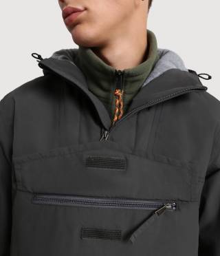 RAINFOREST POCKET 1 DARK GREY SOLID