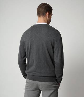 DECATUR V 3 DARK GREY MELANGE