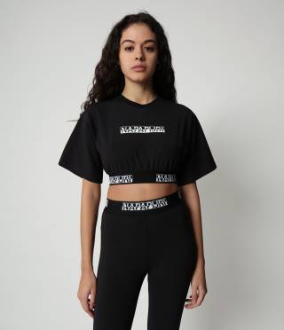 S-BOX CROPPED WIDE BLACK 041 