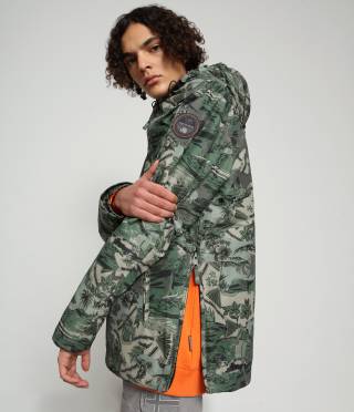 RAINFOREST S PRINT 2 CAMO GREEN F3V