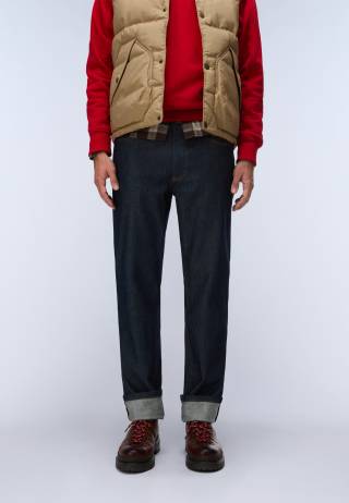 L-KIENE REGULAR 1 SLASH RAW DENIM 
