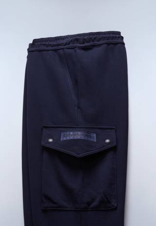 K M-BOX LOGO CARGO BLU MARINE 