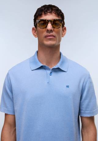D-HUDSON POLO SS BLUE JASPER B9A 