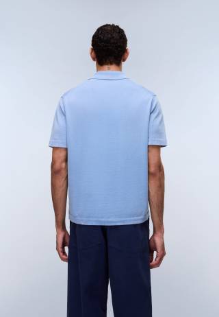 D-HUDSON POLO SS BLUE JASPER B9A 