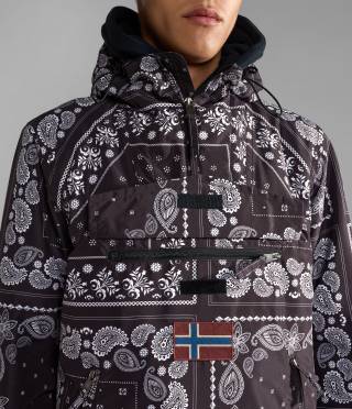 RAINFOREST PKT PRT 2 BLACK AOP F5P