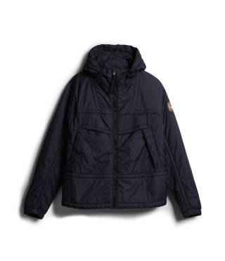 CIRCULAR PARKA BLU MARINE 