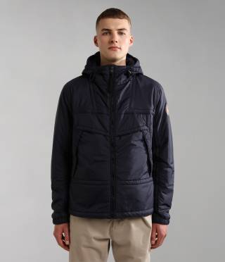 CIRCULAR PARKA BLU MARINE 