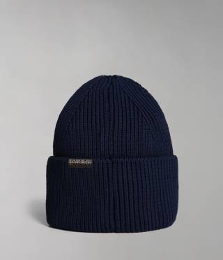CIRCULAR BEANIE BLU MARINE