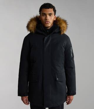 A-DNA EXPLORER PARKA BLACK 041