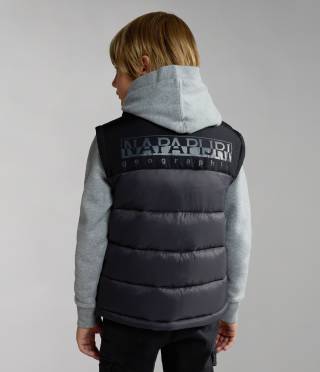 K A-HORNELEN VEST DARK GREY SOLID