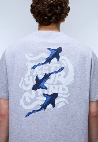 S-ELIOR SS LIGHT GREY MELANGE 