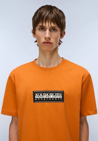S-BOX LOGO SS ORANGE PUMPKIN A68