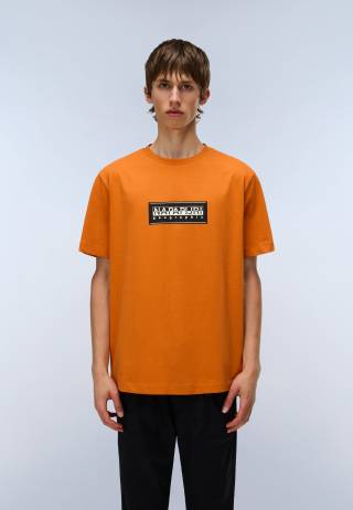 S-BOX LOGO SS ORANGE PUMPKIN A68
