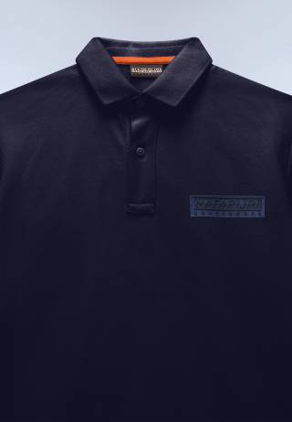 K E-NEW BOX LOGO SS BLU MARINE 