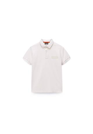 K E-NEW BOX LOGO SS WHITE WHISPER 