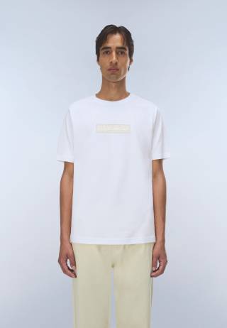 S-BOX LOGO SS 1 BRIGHT WHITE 002 