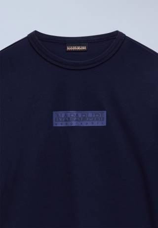 K S-NEW BOX LOGO SS BLU MARINE 