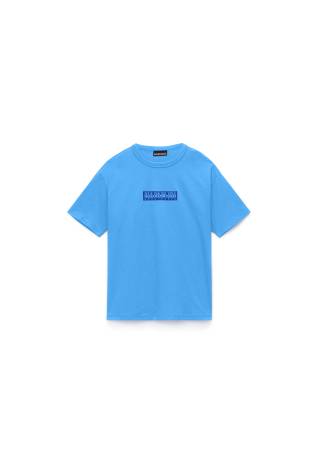 K S-NEW BOX LOGO SS BLUE JASPER B9A 