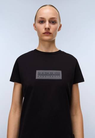 S-BOX LOGO SS W 1 BLACK 041 