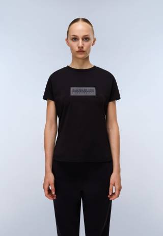 S-BOX LOGO SS W 1 BLACK 041 