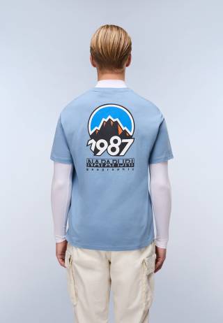 S-MONTEPIANA SS FADED DENIM I84 