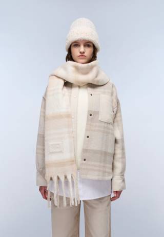 F-PENIA SCARF W BEIGE DIMITY 