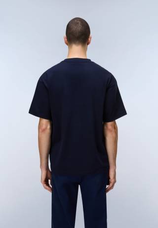 S-ELEVATED LOGO SS BLU MARINE 