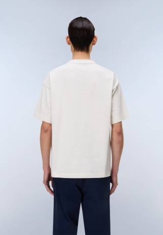 S-ELEVATED LOGO SS WHITE WHISPER 