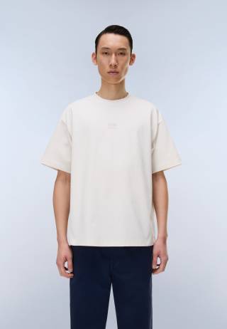 S-ELEVATED LOGO SS WHITE WHISPER 