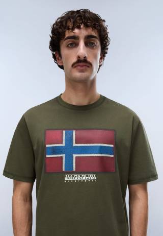 S-FLAG TIKI SS OLIVE NIGHT G1F 