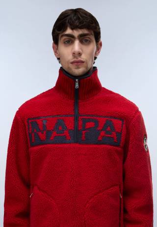 T-ARCHIVE FLEECE HZ HAUTE RED R1F 