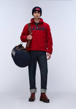 T-ARCHIVE FLEECE HZ HAUTE RED R1F 