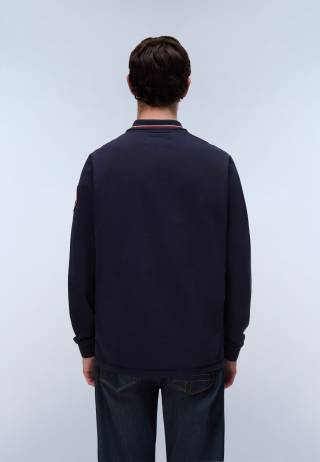 E-ARCHIVE POLO LS BLU MARINE 