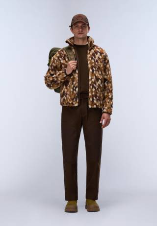 T-FLEECE FZ AOP BAMBY FDW 