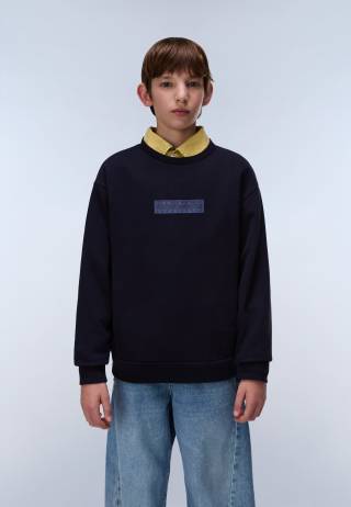 K B-NEW BOX LOGO C W BLU MARINE 