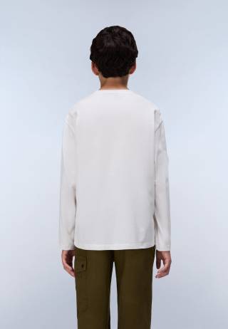 K S-NEW BOX LOGO LS WHITE WHISPER 