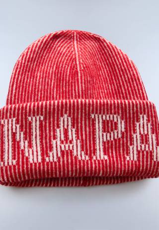 F-IWA BEANIE HAUTE RED R1F 