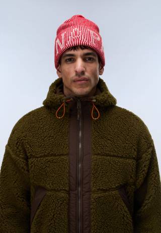 F-IWA BEANIE HAUTE RED R1F 